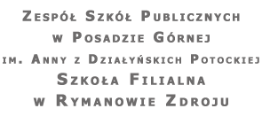 Szkoa Filialna w Rymanowie Zdroju - logo